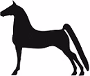 Morgan Halter Horse Reflective Decal - Image 1