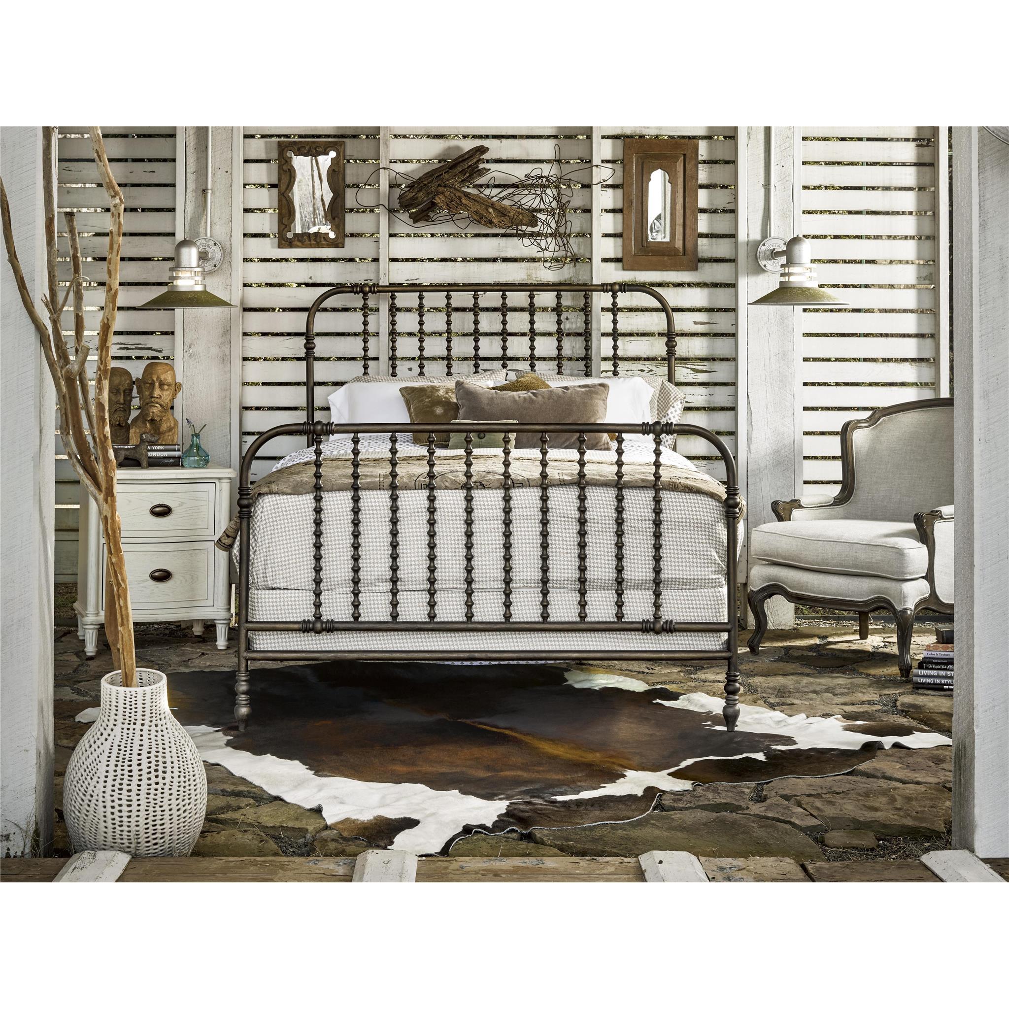 Universal Furniture The Guest Room Queen Metal Bed 393310 - Image 3