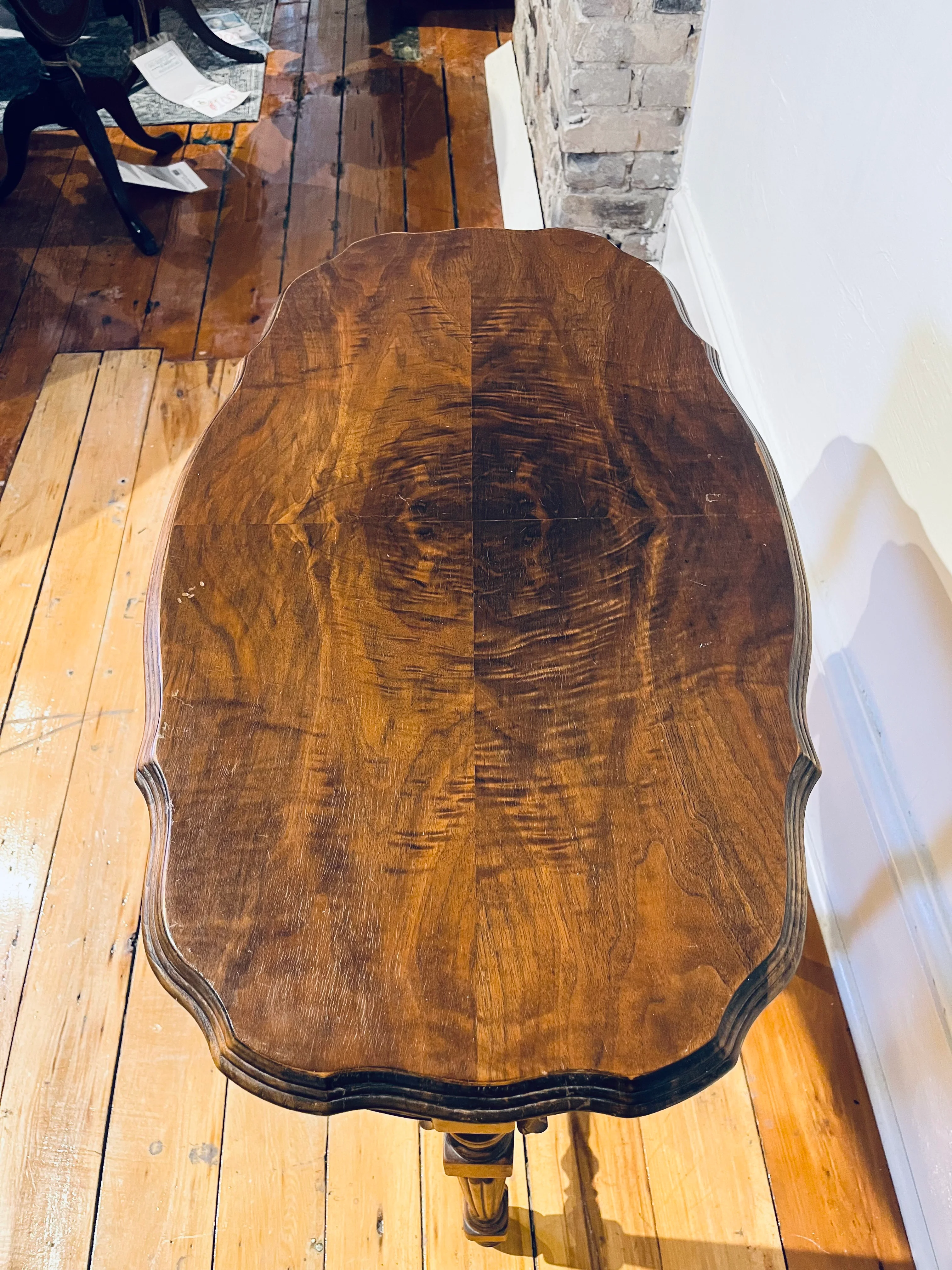Walnut Burl  Veneer Occasional Table - Image 3