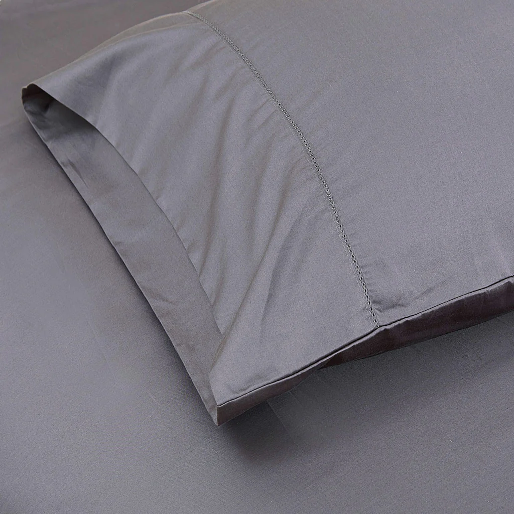 Pillowcase Set, Cotton Sateen Natural - Image 3