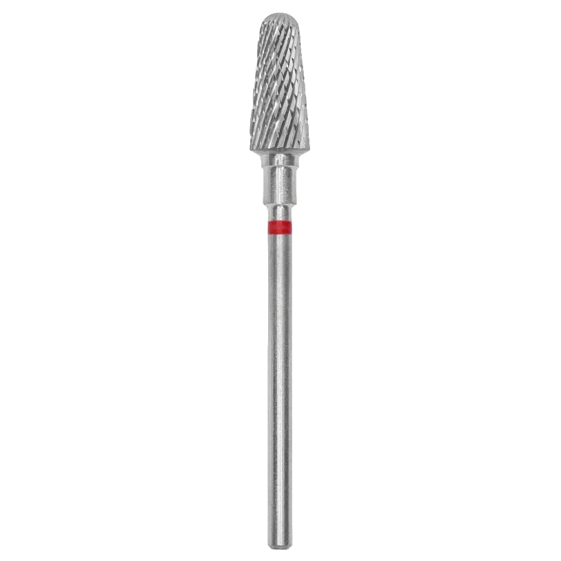 CARBIDE NAIL DRILL BIT, “CORN”, RED, HEAD DIAMETER 6/14MM (FT70R060/14) (№67)- STALEKS™