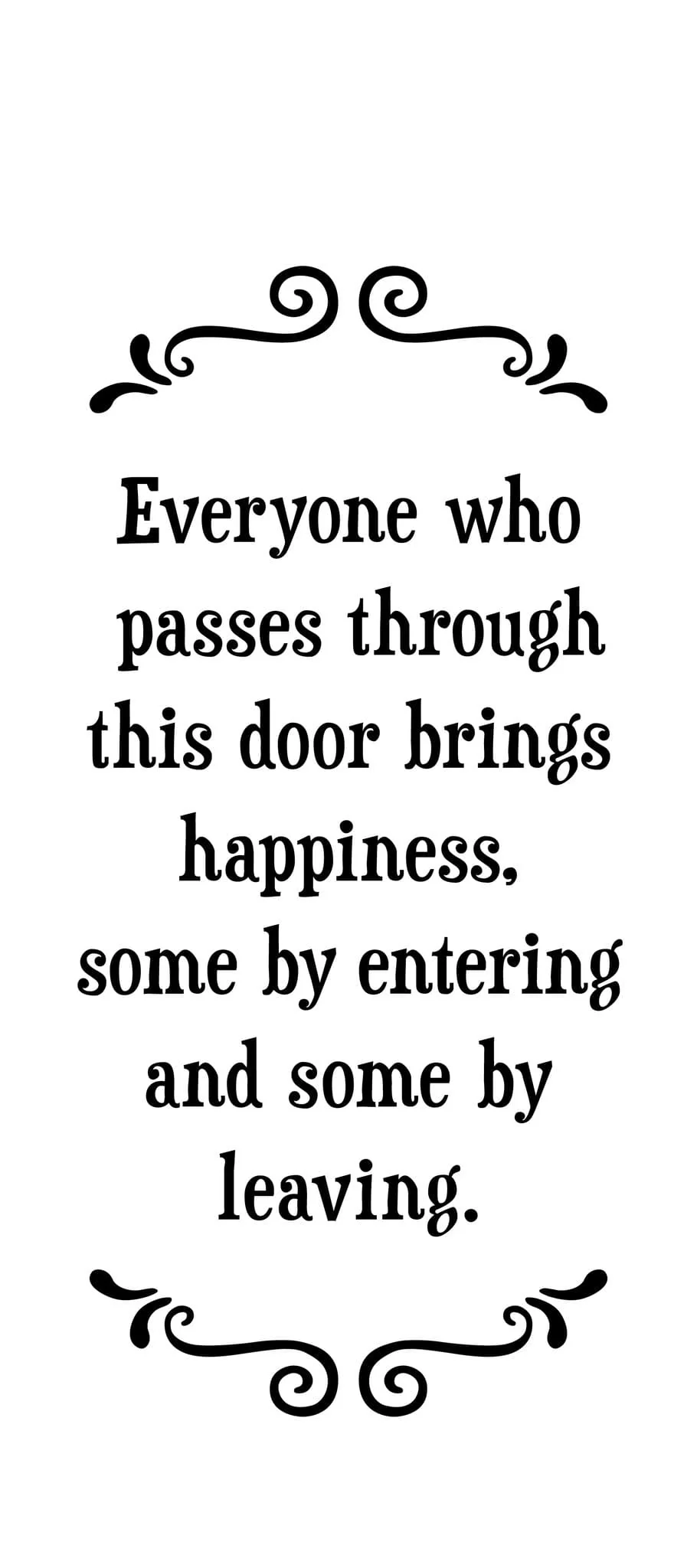 Tea Towel, Through this Door