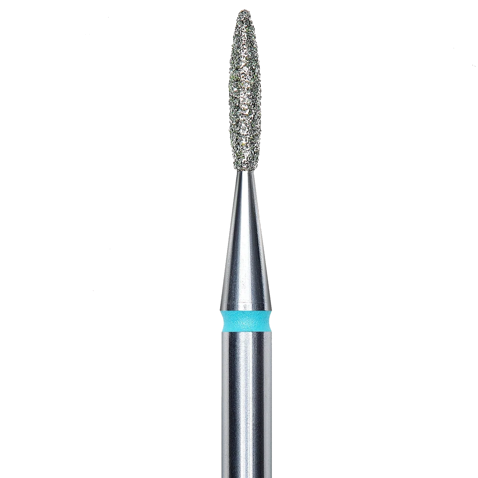 DIAMOND NAIL DRILL BIT, "FLAME", BLUE, HEAD DIAMETER 1.6/8MM (FA11B016/8) - STALEKS™ - Image 2