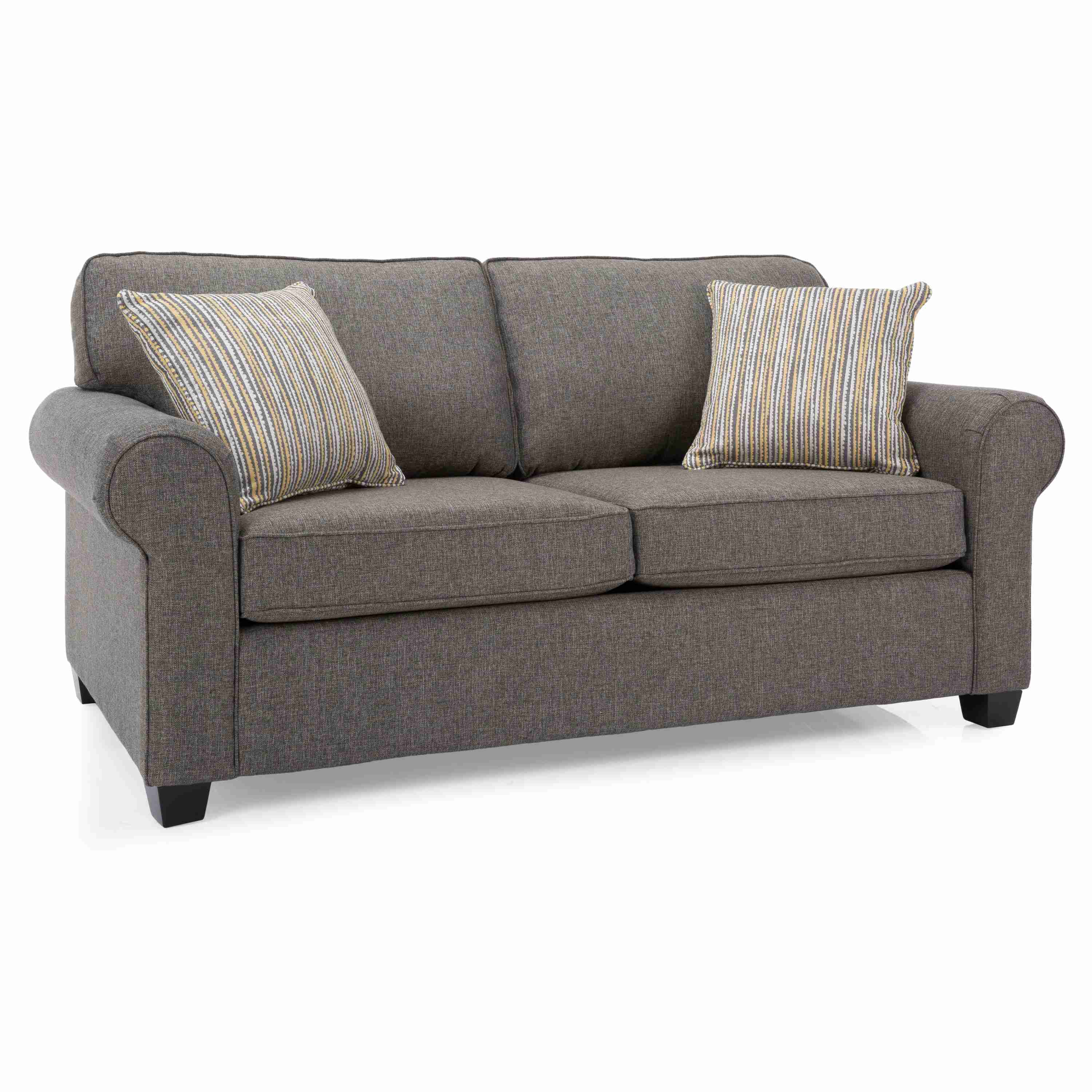 Decor-Rest Furniture Fabric Full Sofabed 2179 Full Sofa Bed (Grey) - Image 2