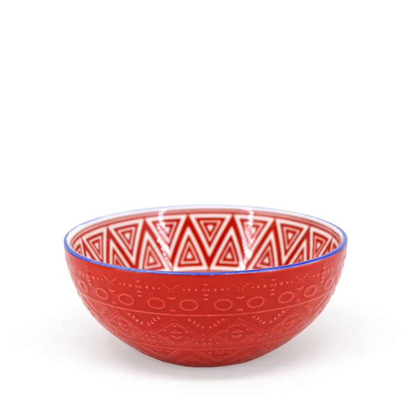 Cereal Bowl, Red - Image 1