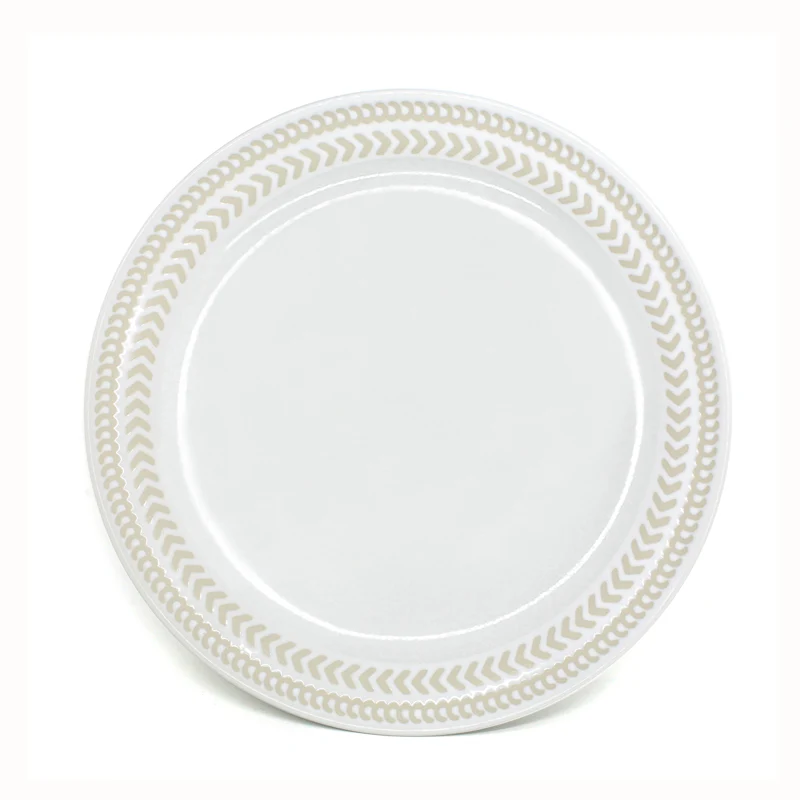 Dinner Plate, Batik White - Image 1