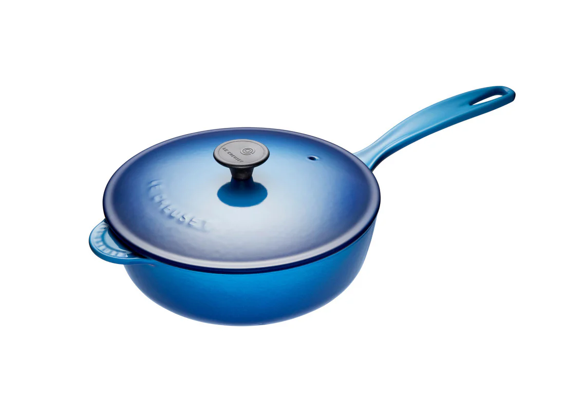 Saucier Pan, Blueberry Enameled Cast Iron