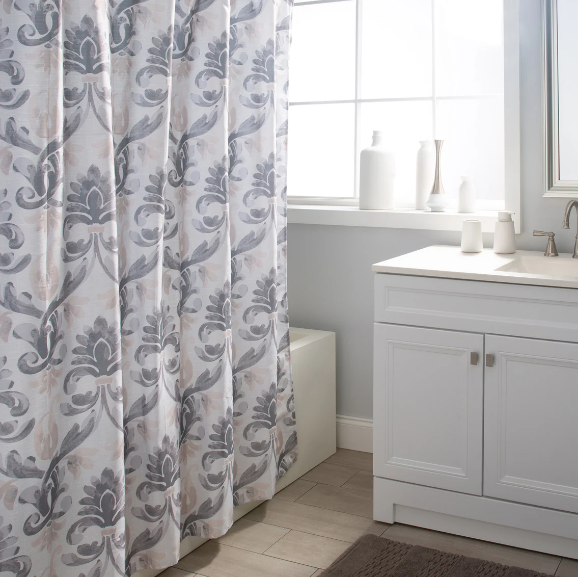 Shower Curtain, Spencer Grey - Image 1