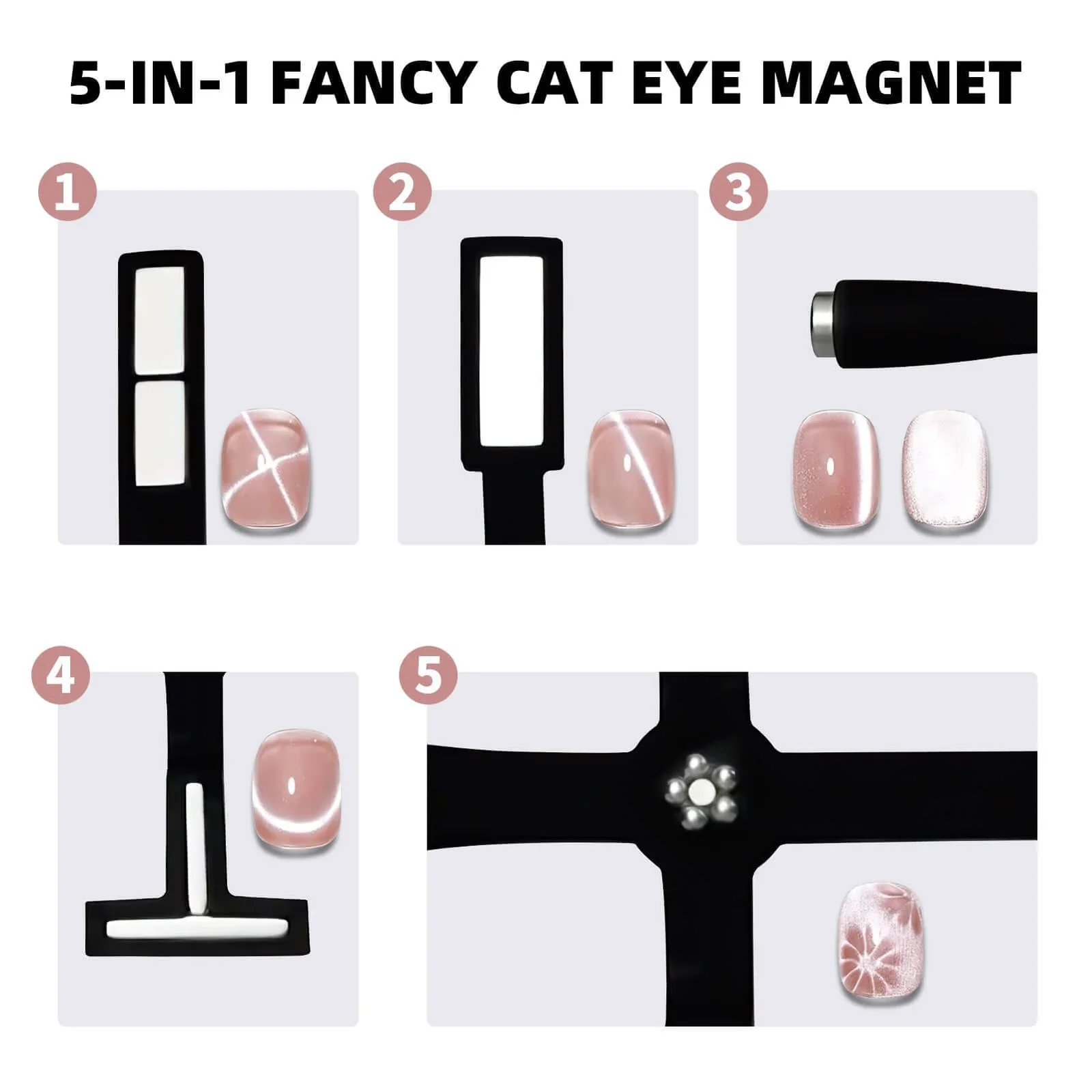 5-in-1 Fancy Cat Eye Magnet - Image 2