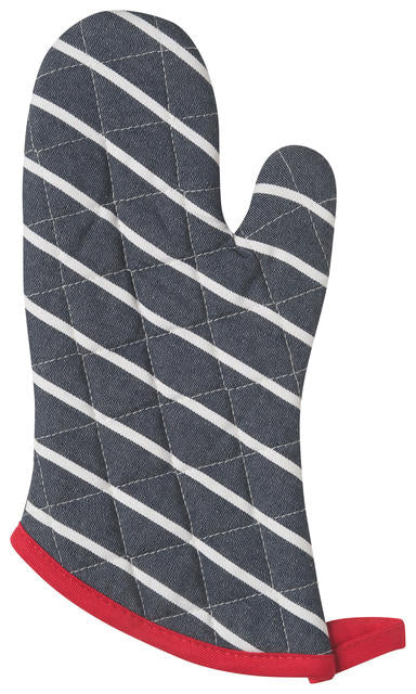 Oven Mitt Set, Butcher Stripe