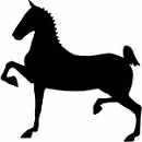 Hackney Horse Reflective Decal - Image 1