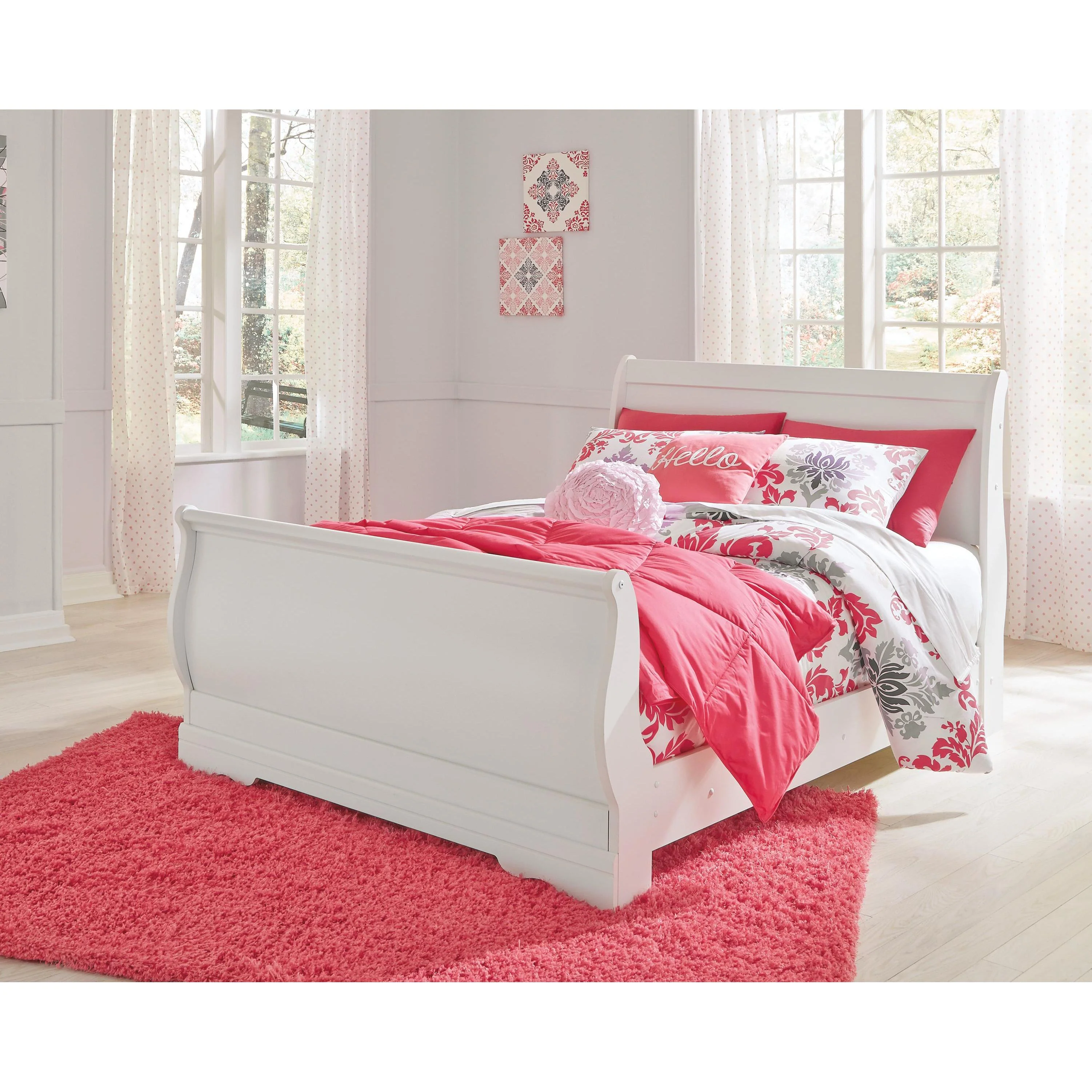 Signature Design by Ashley Anarasia B129B2 Full Sleigh Bed - Image 1