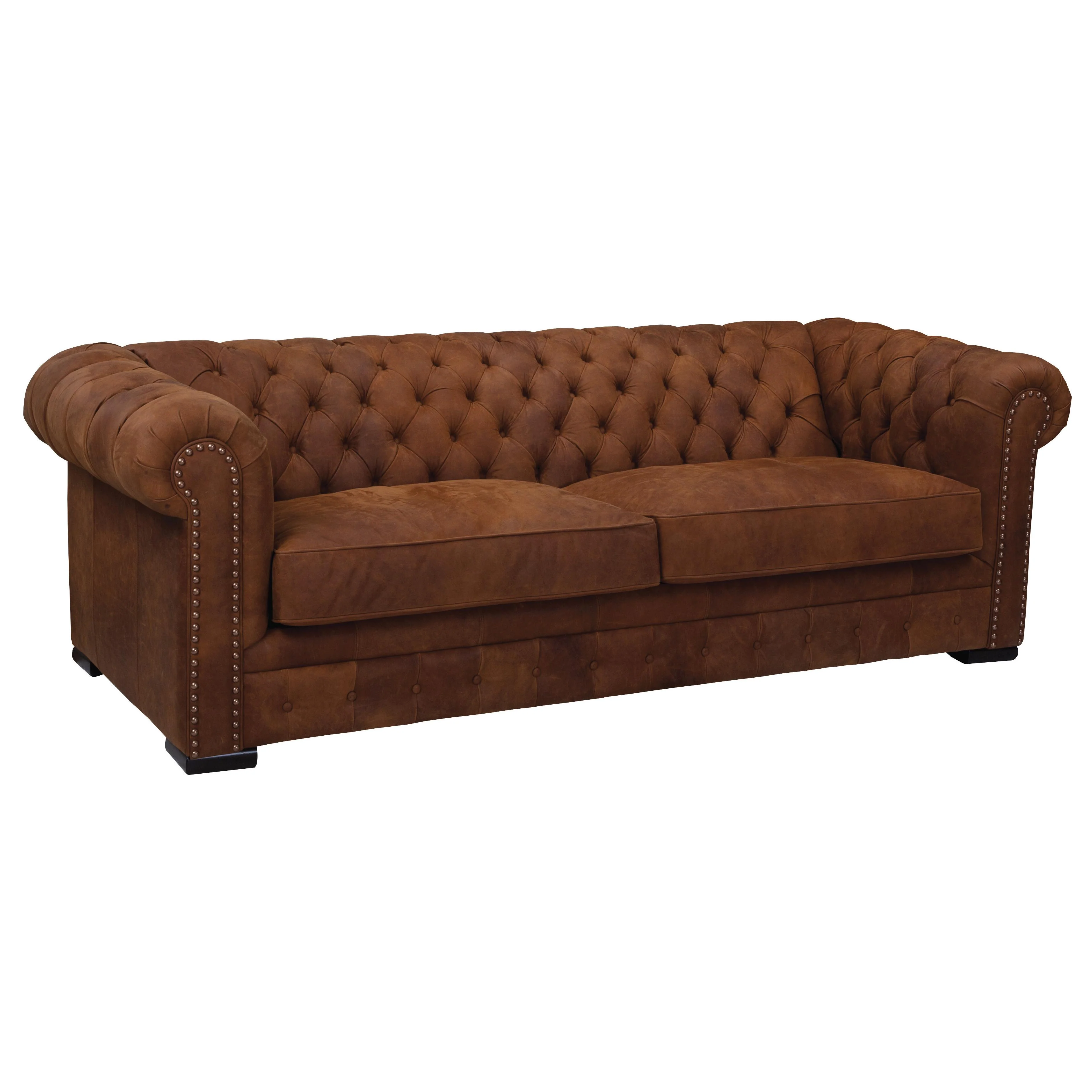Leather Craft Louisiana Stationary Leather Sofa LOUISIANA-38 - Image 1