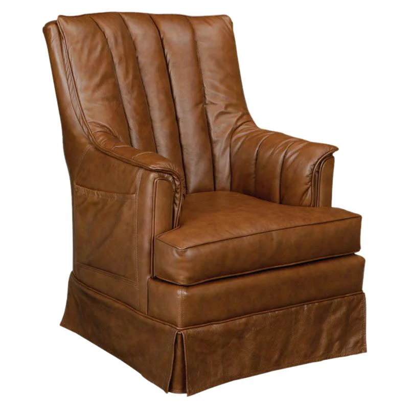 Leather Craft Stationary Leather Chair 785 Chair - Image 1