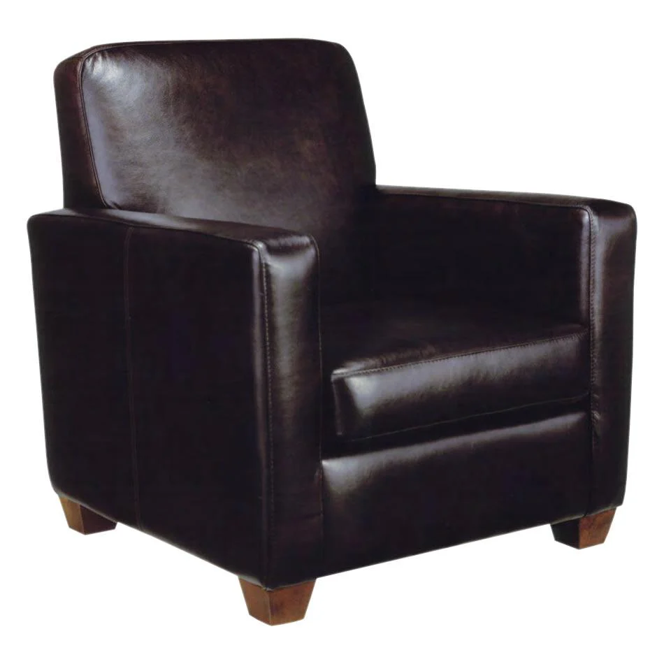 Leather Craft Stationary Leather Chair 775 Chair - Image 1