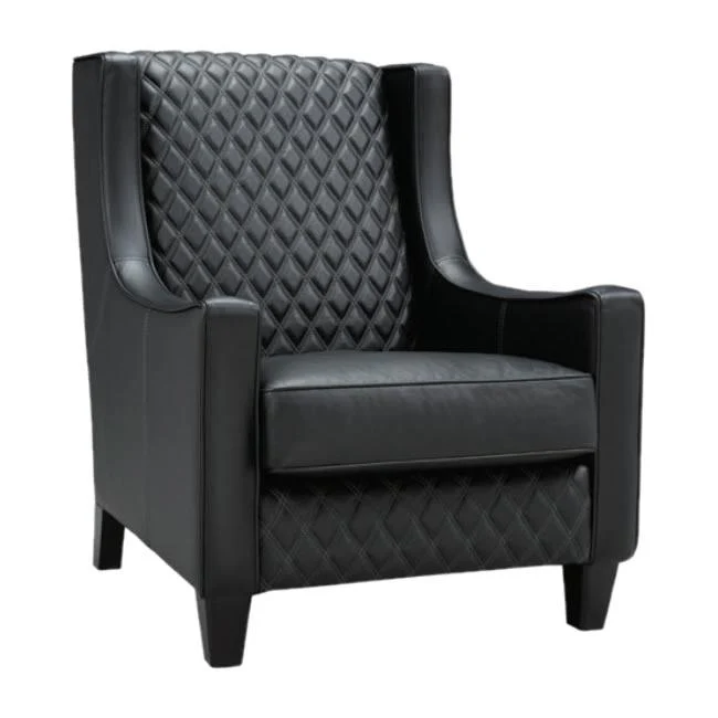 Leather Craft Stationary Leather Chair 796 Chair - Image 1