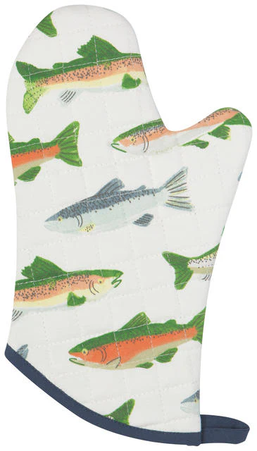 Oven Mitt Set, Gone Fishing