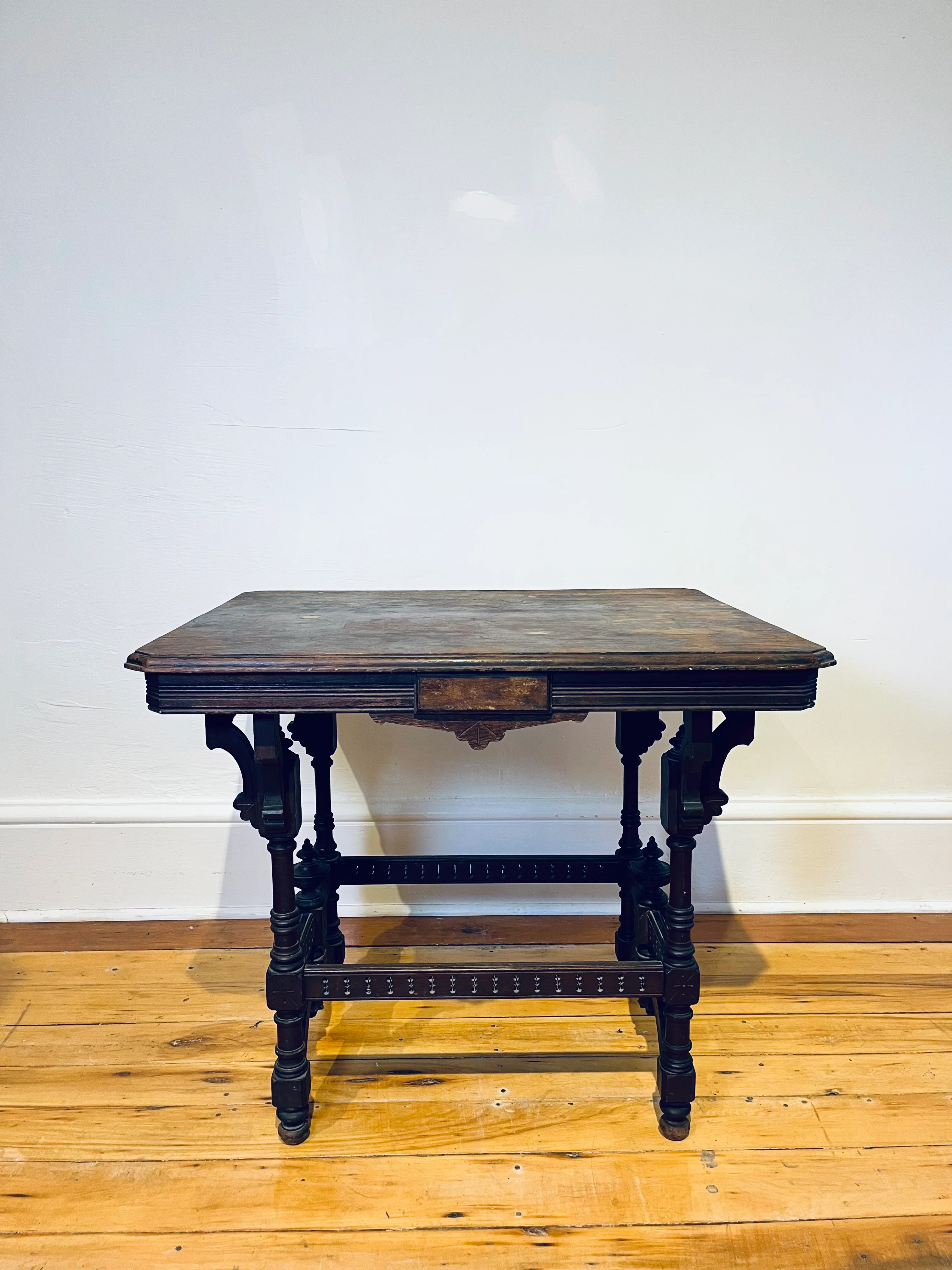 Victorian Eastlake Hall Table