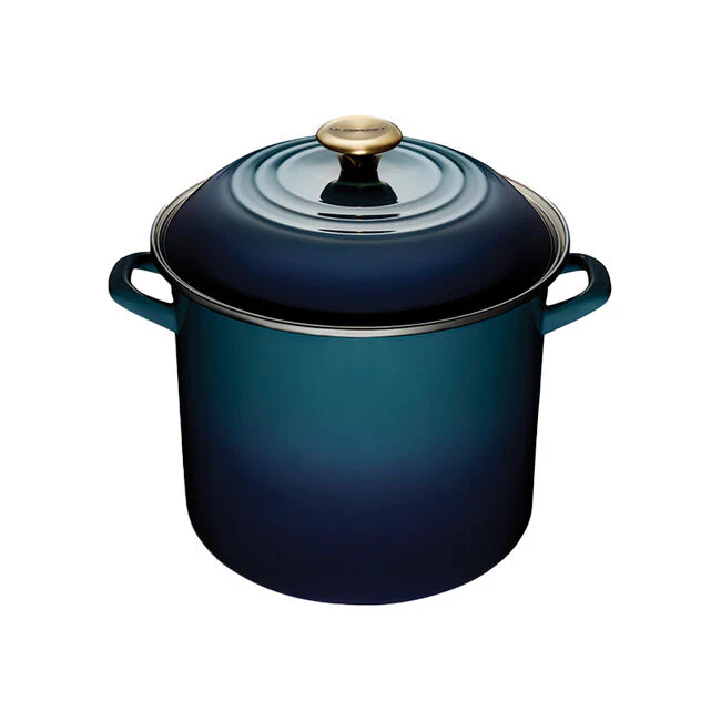 Stock Pot, Enameled Steel Agave - Image 1
