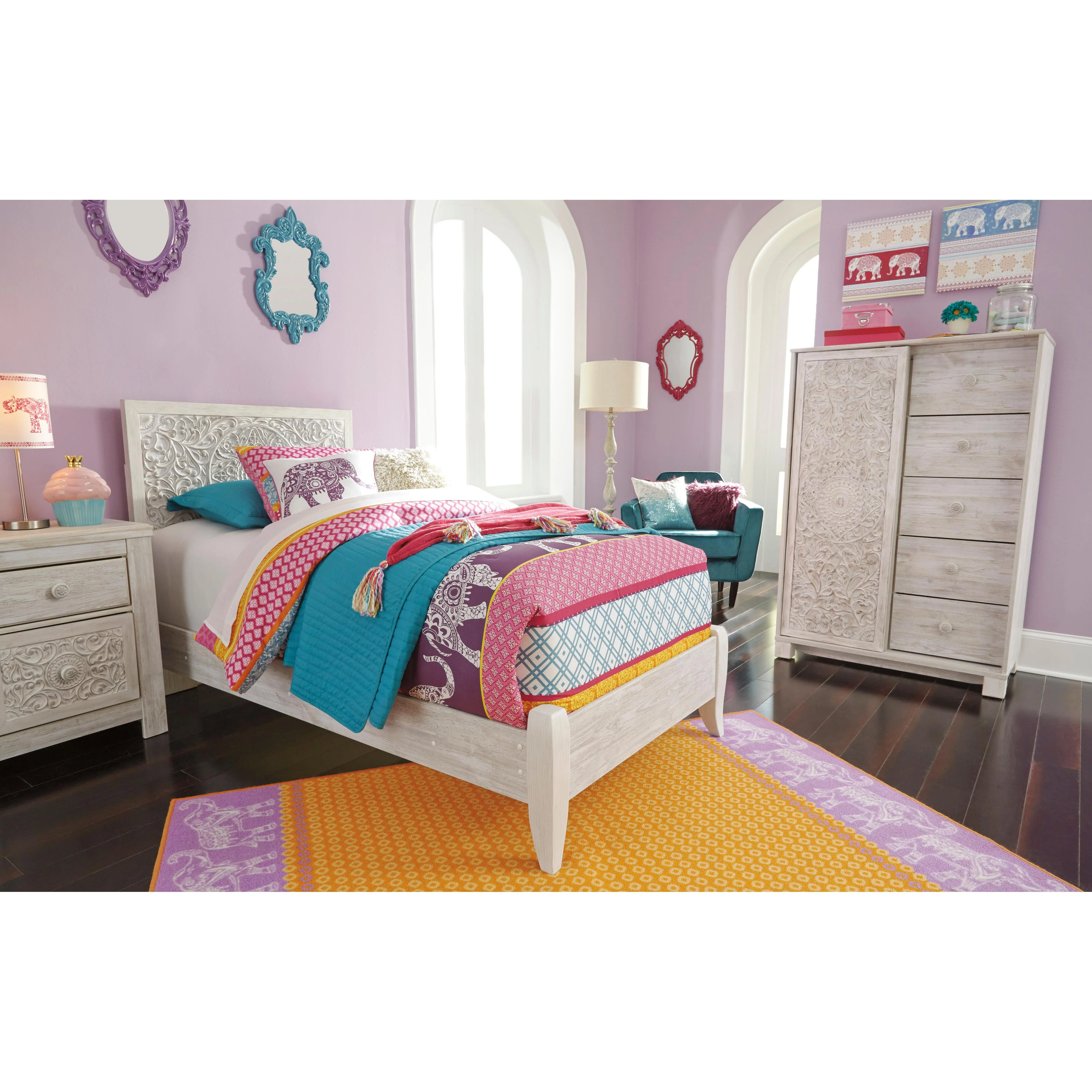 Signature Design by Ashley Paxberry B181B1 Twin Panel Bed - Image 3