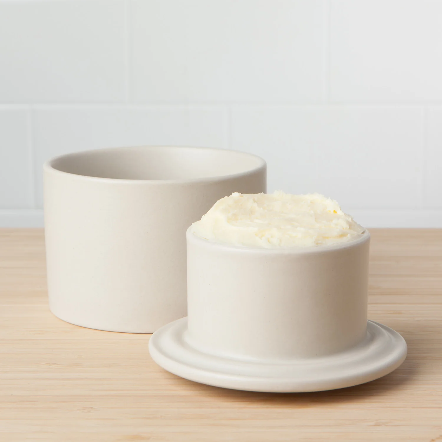 Butter Crock, Matte Natural - Image 2