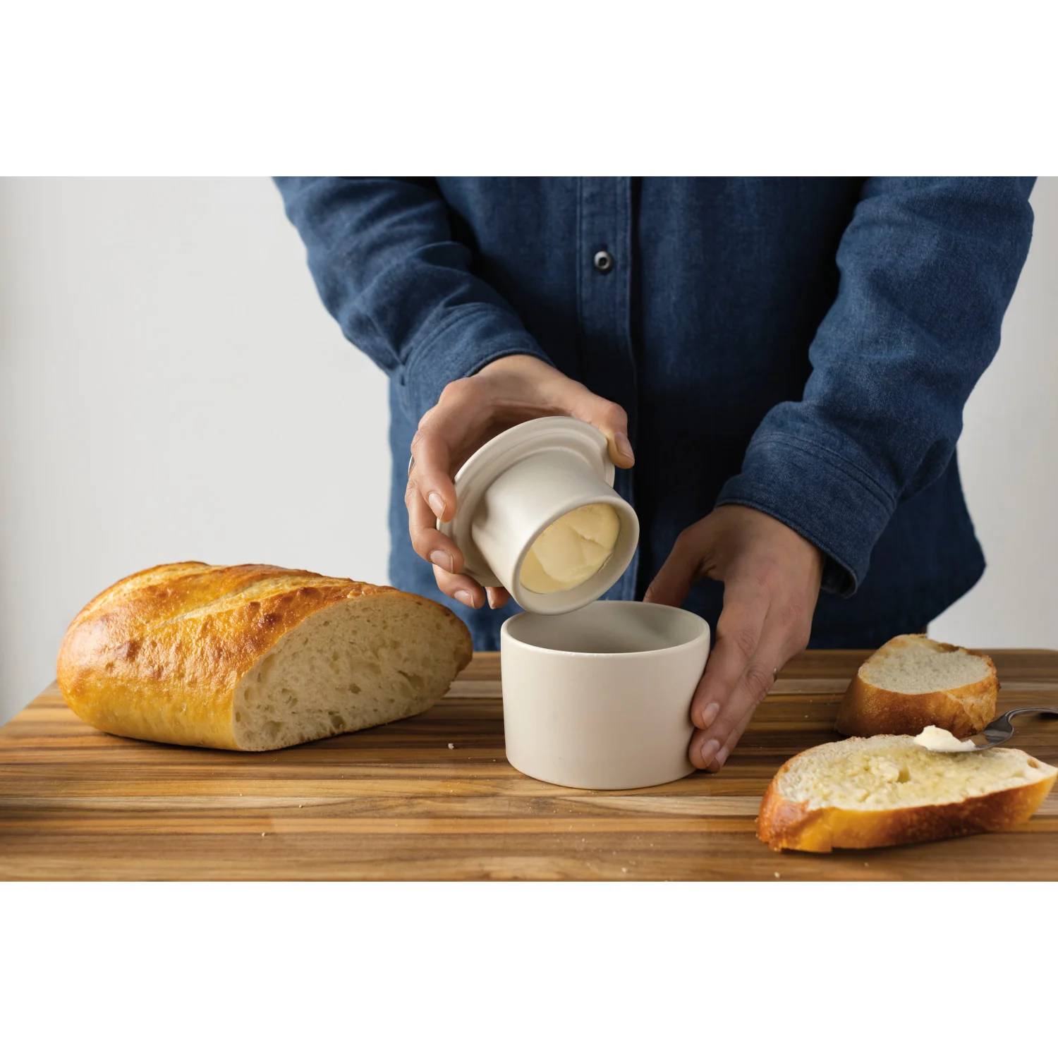 Butter Crock, Matte Natural - Image 3