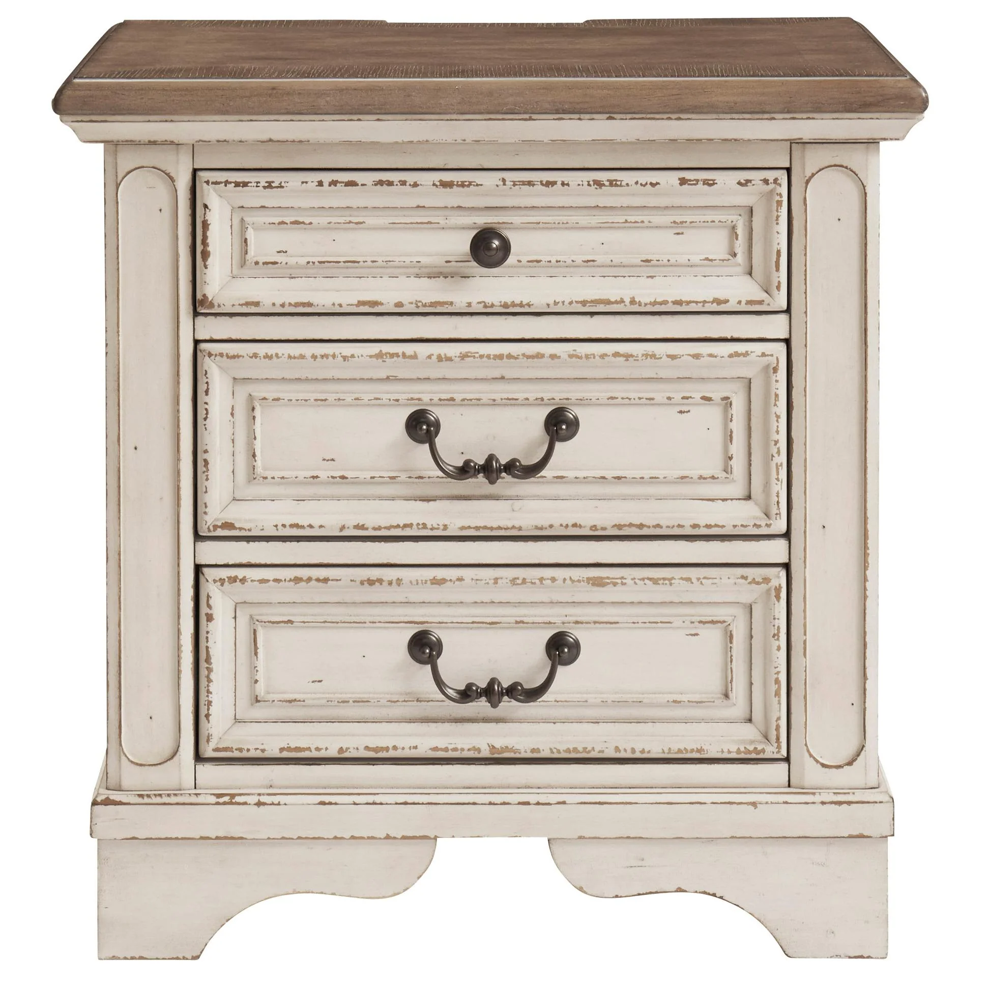 Signature Design by Ashley Realyn 3-Drawer Nightstand B743-93 - Image 1
