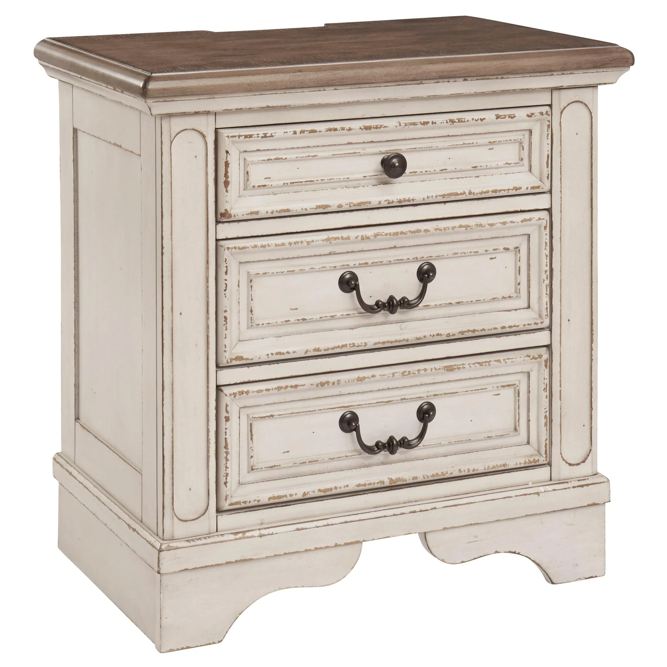 Signature Design by Ashley Realyn 3-Drawer Nightstand B743-93 - Image 2