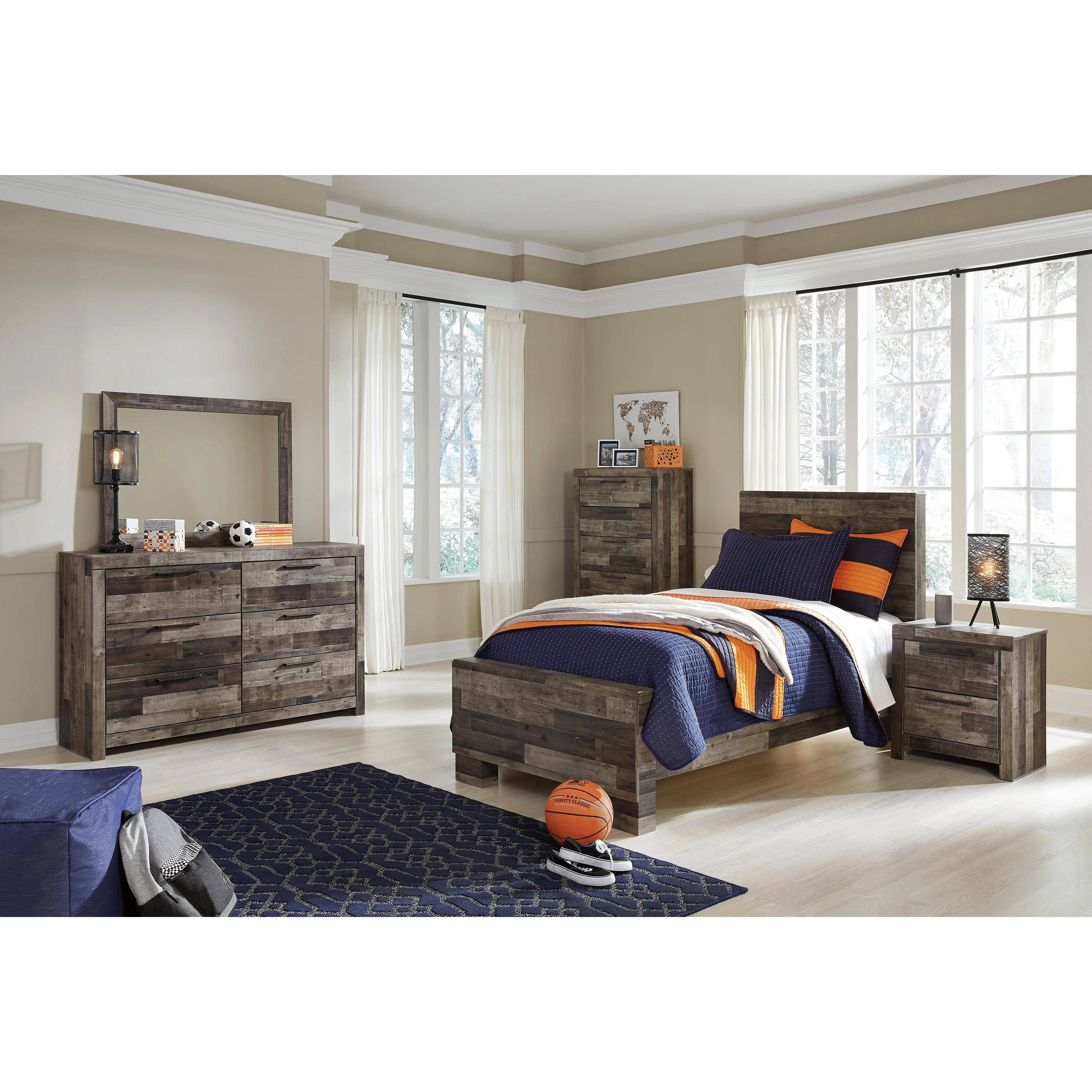Benchcraft Derekson B200-83 Twin Panel Rails - Image 3
