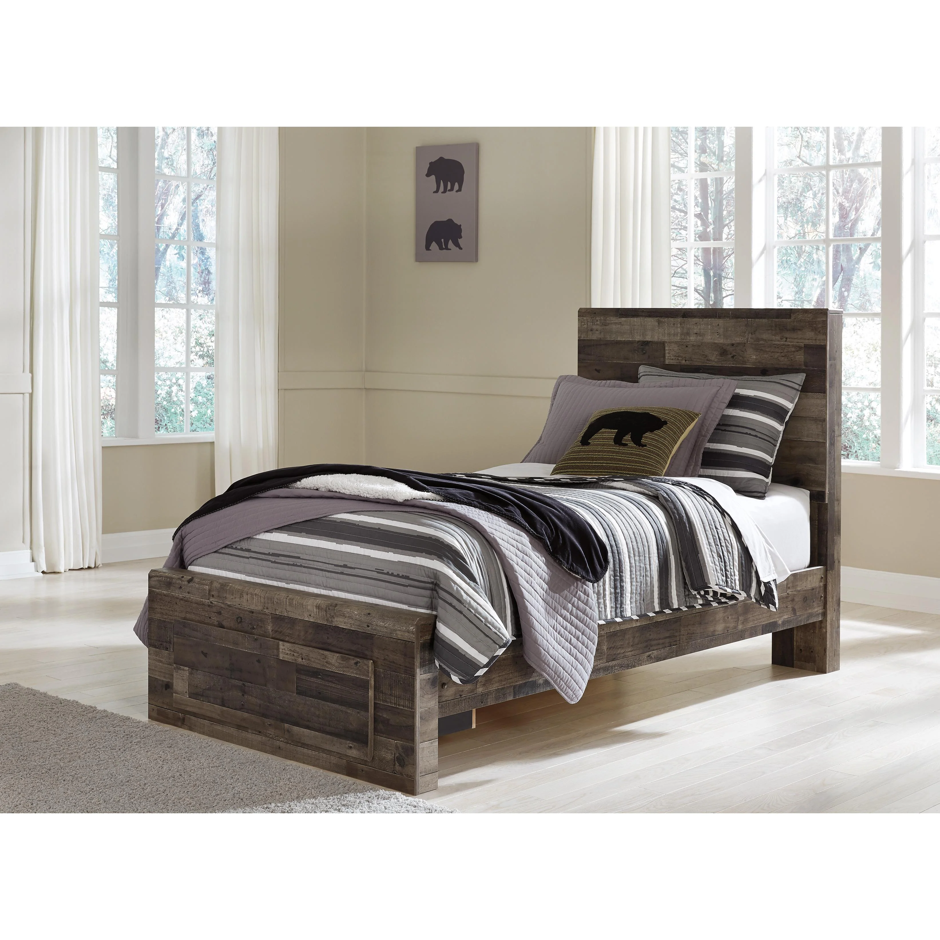Benchcraft Derekson B200-89 Twin/Full Platform Rails - Image 2