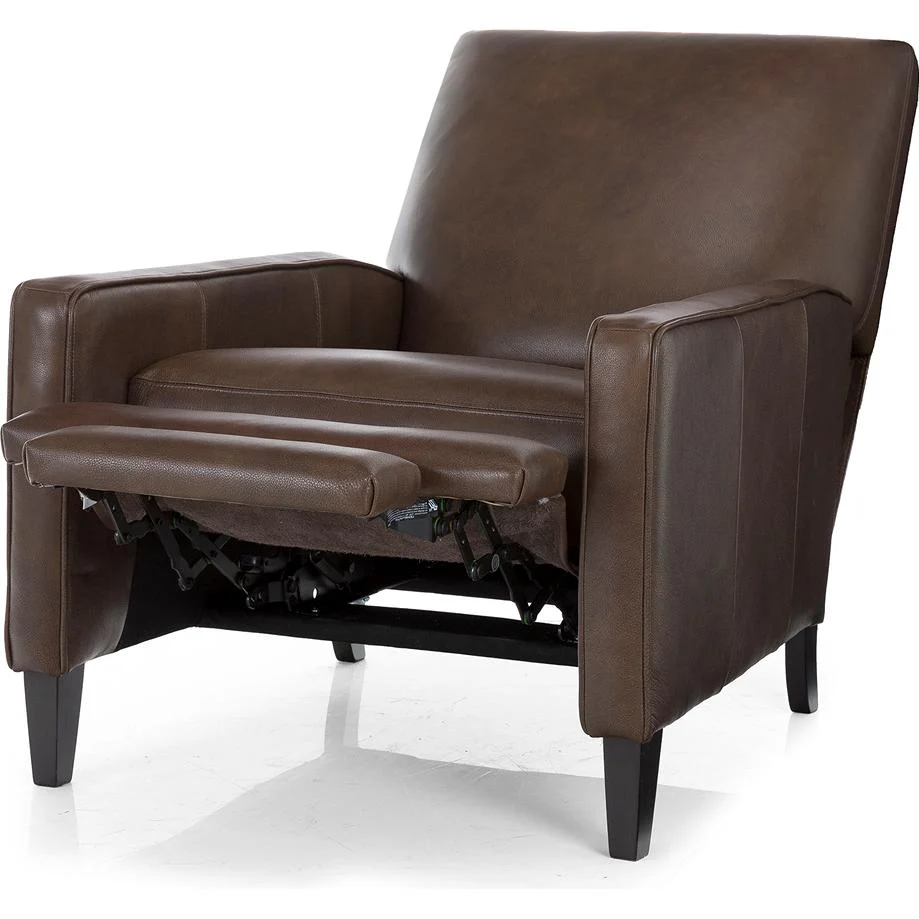 Decor-Rest Furniture Leather Recliner Kick Back 7312 Push Back Reclining Chair - Image 2