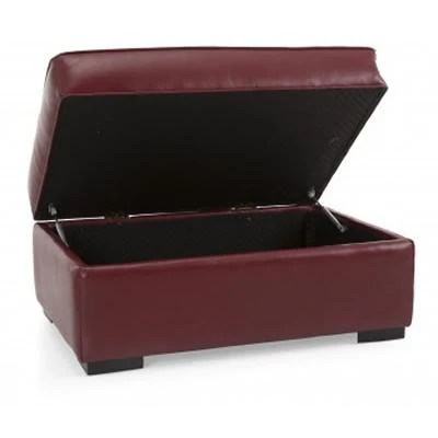Decor-Rest Furniture Leather Storage Ottoman 3900-SO - Image 1