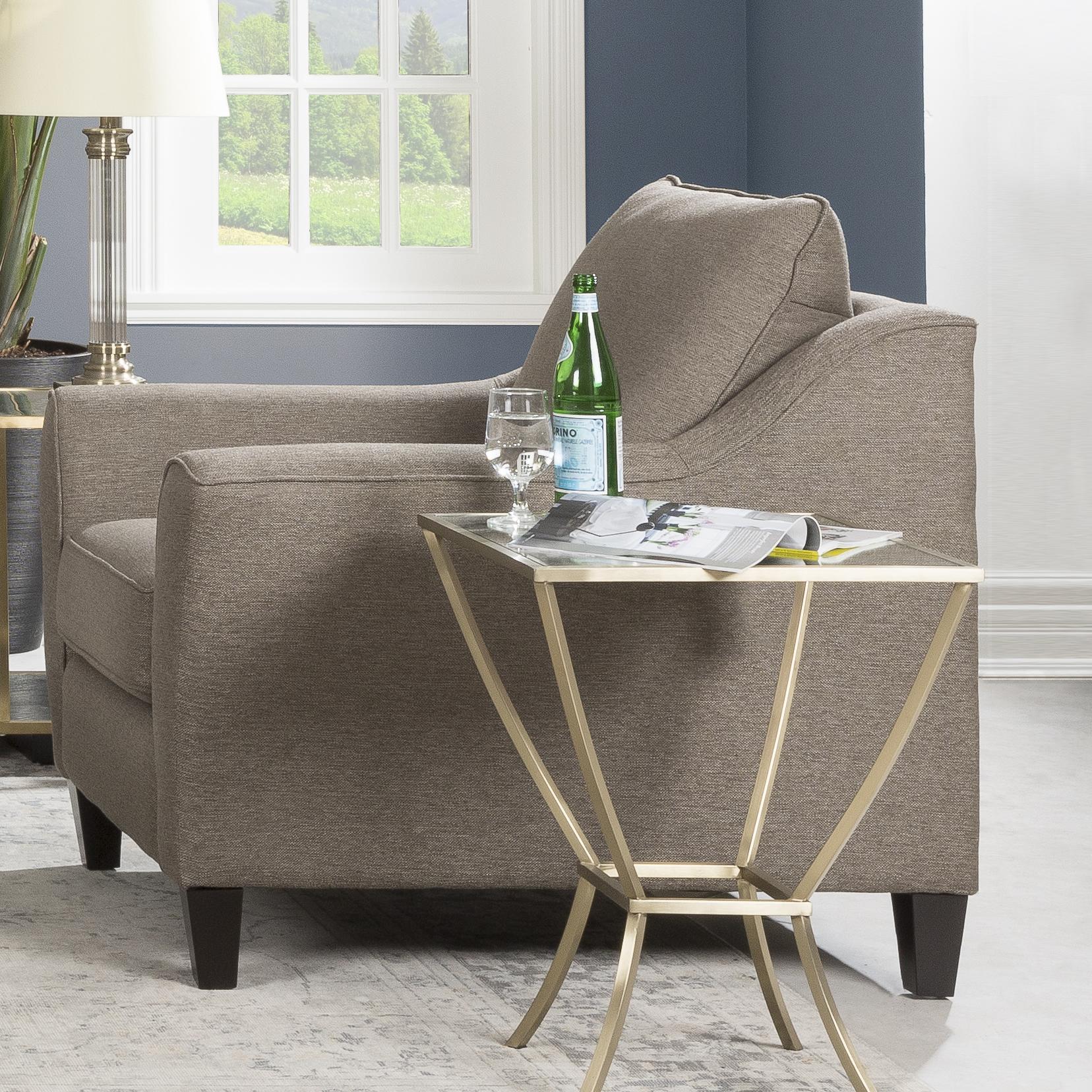 Decor-Rest Furniture Stationary Fabric Chair 2342-C Chair - Image 1