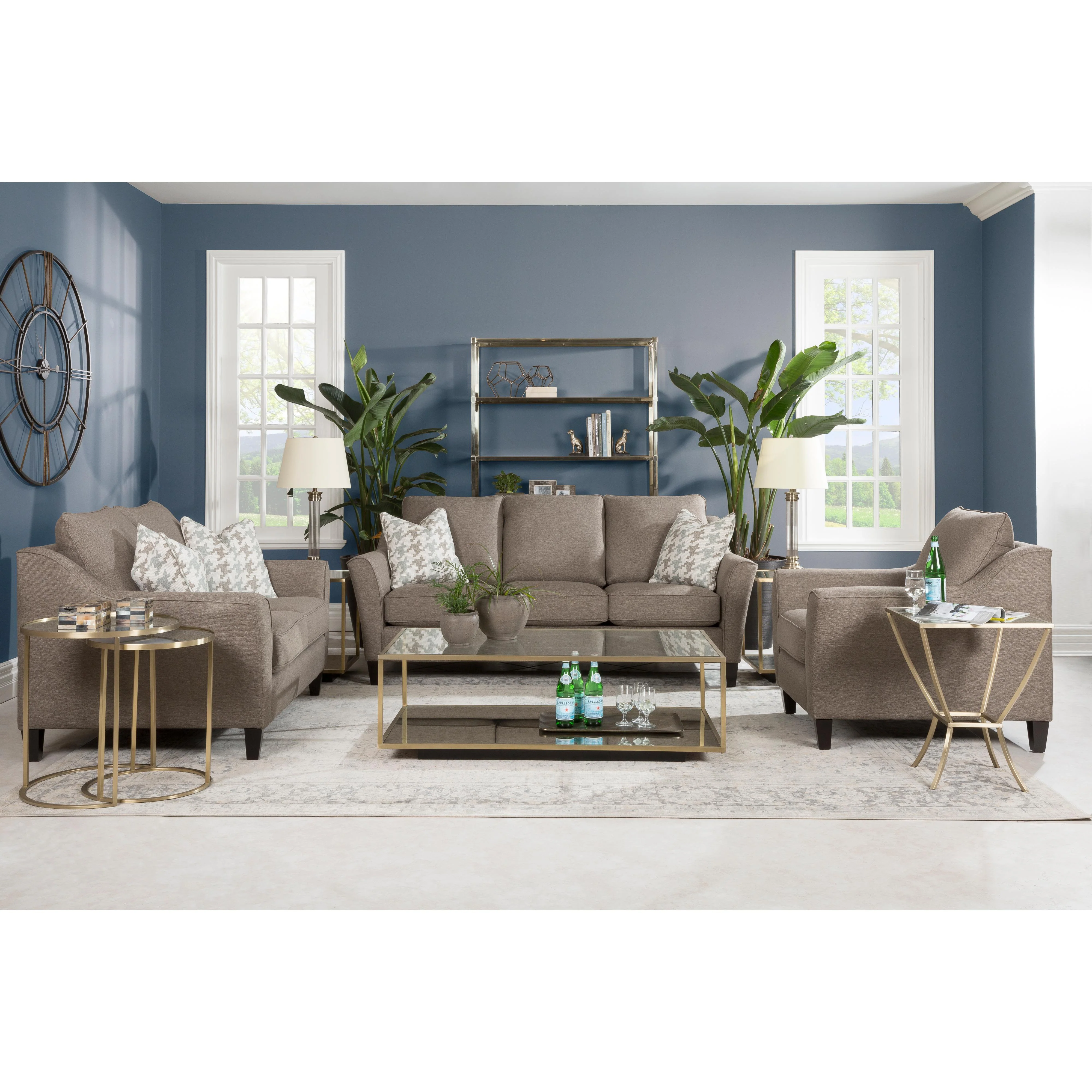 Decor-Rest Furniture Stationary Fabric Chair 2342-C Chair - Image 2