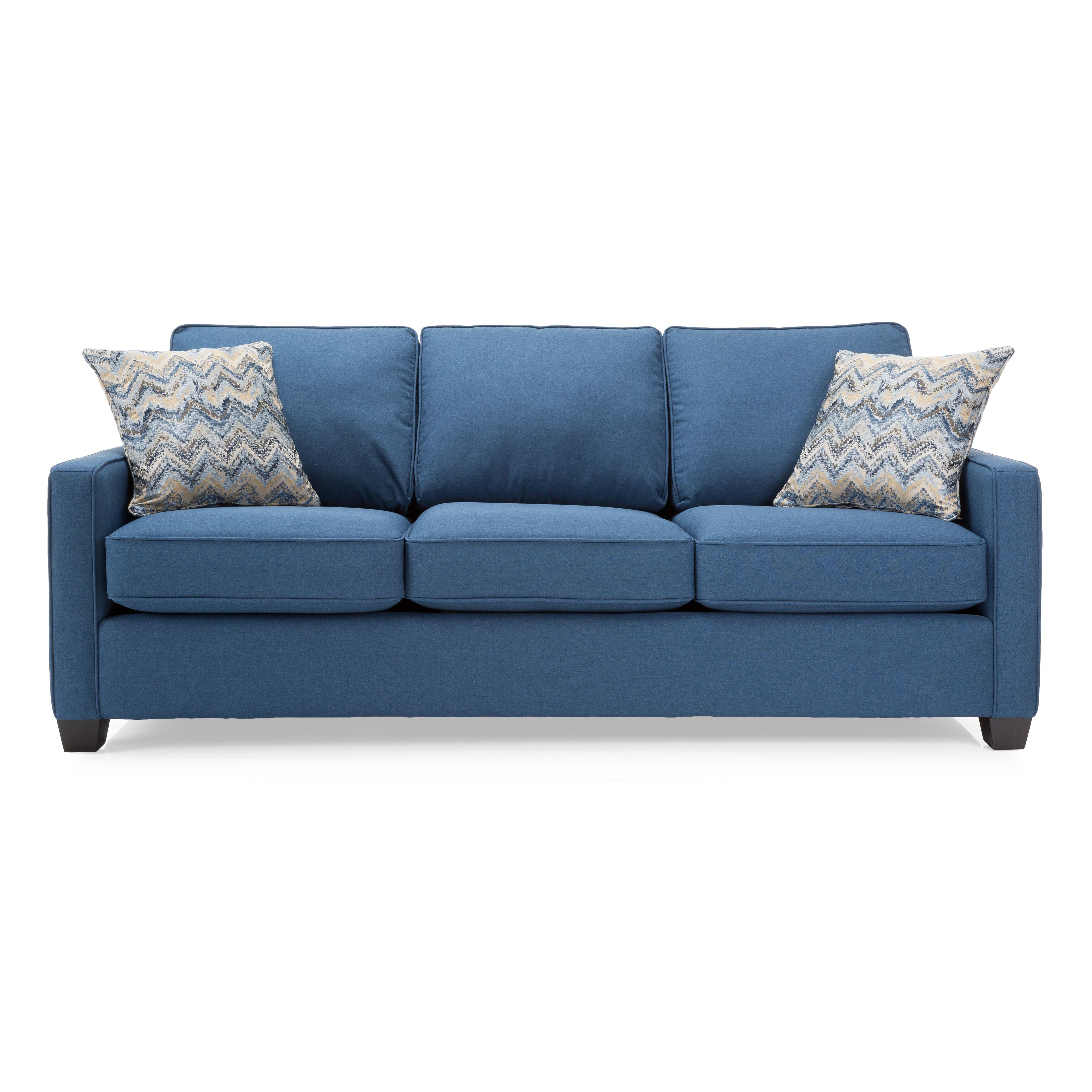 Decor-Rest Furniture Stationary Fabric Sofa 2855-S86 86" Sofa - Image 1