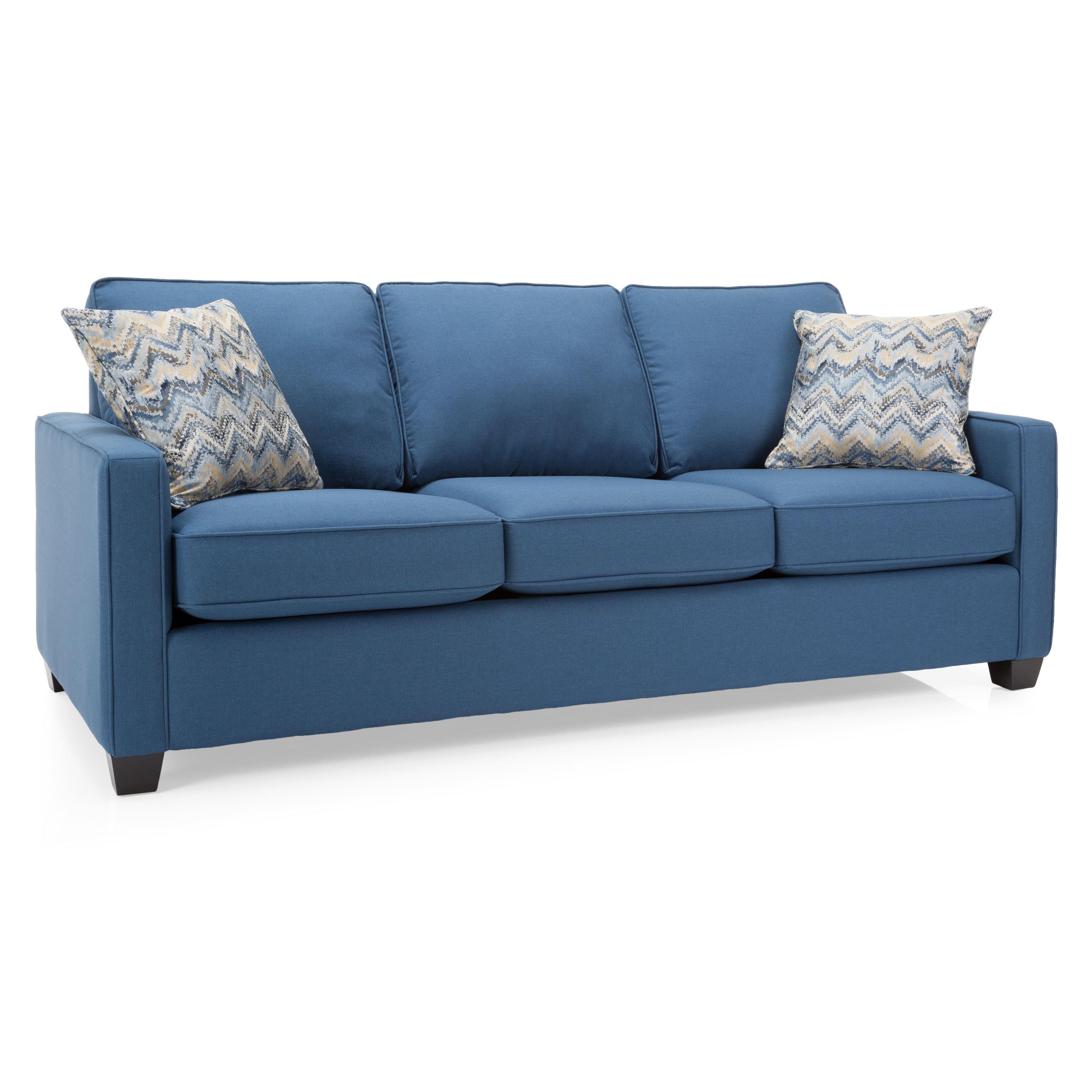 Decor-Rest Furniture Stationary Fabric Sofa 2855-S86 86" Sofa - Image 2