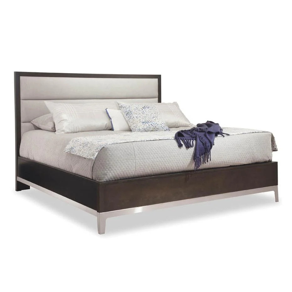 Durham Furniture Defined Distinction King Upholstered Platform Bed 157-143-MNNT