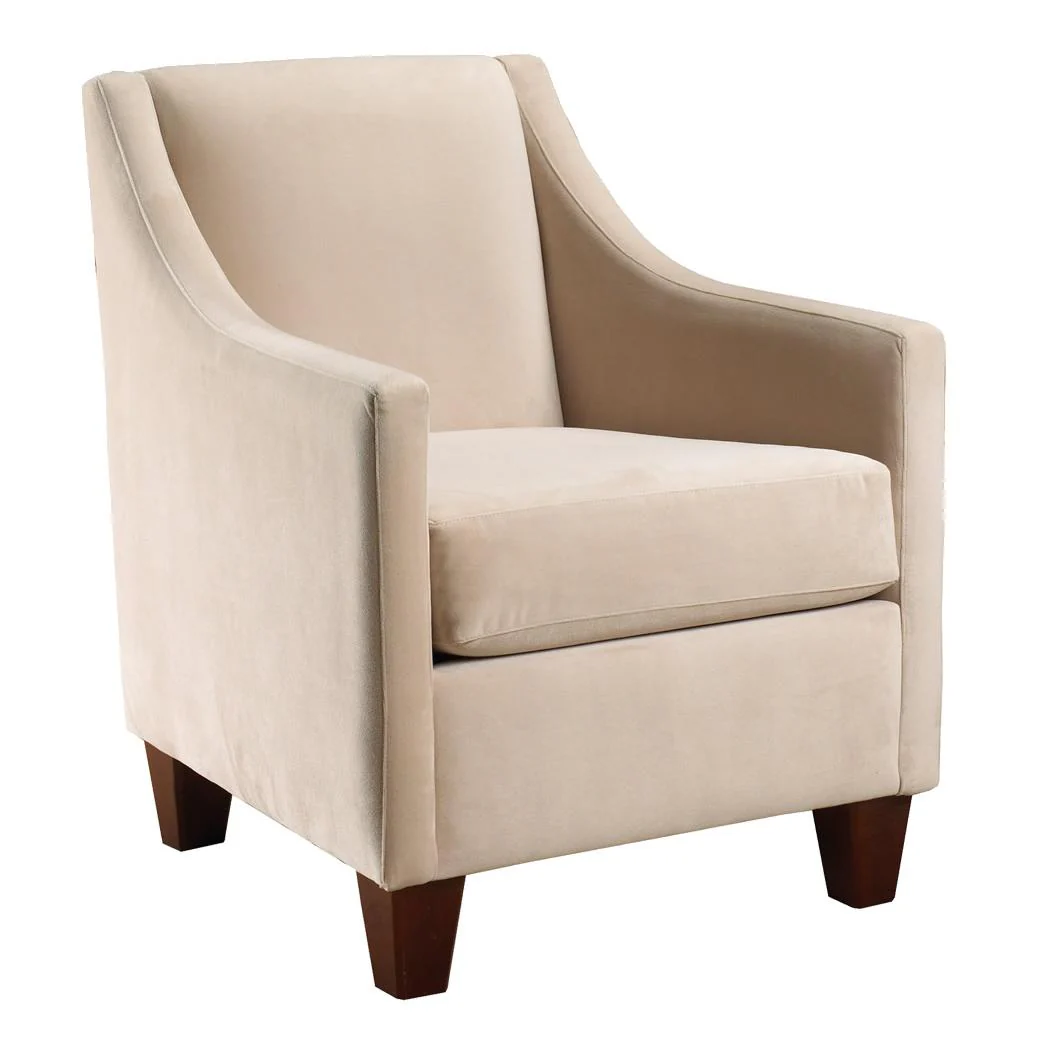 Brentwood Classics Dorian Stationary Fabric Accent Chair Dorian 141-20 Accent Chair – Bella Buckwheat