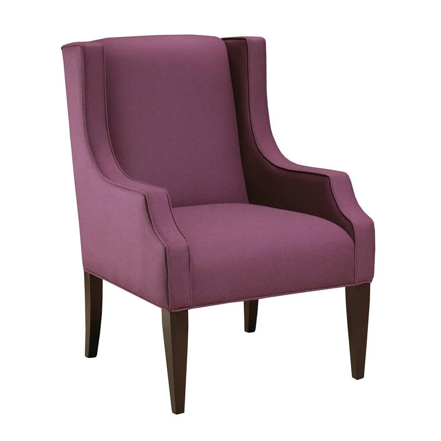 Brentwood Classics Nigel Stationary Fabric Accent Chair Nigel 184-20 Accent Chair - Julia Concord Grape - Image 1