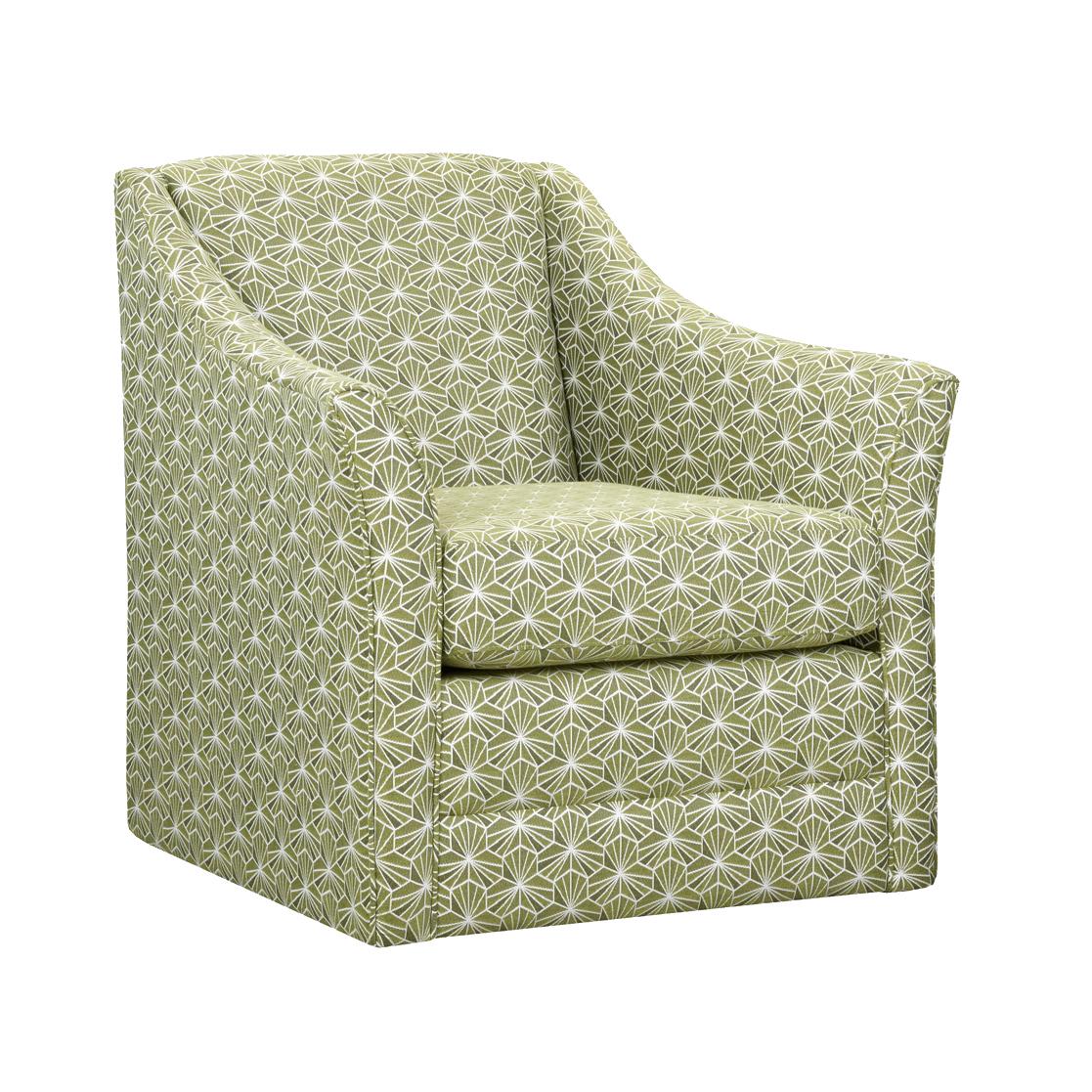 Brentwood Classics Eliza Swivel Fabric Accent Chair Eliza 271-24 Accent Chair - Nagaoka Green - Image 1