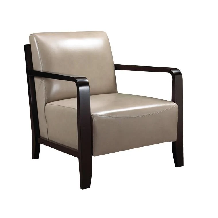 Brentwood Classics Abel Stationary Leather Accent Chair Abel L238-20 Accent Chair – Niles Shadow