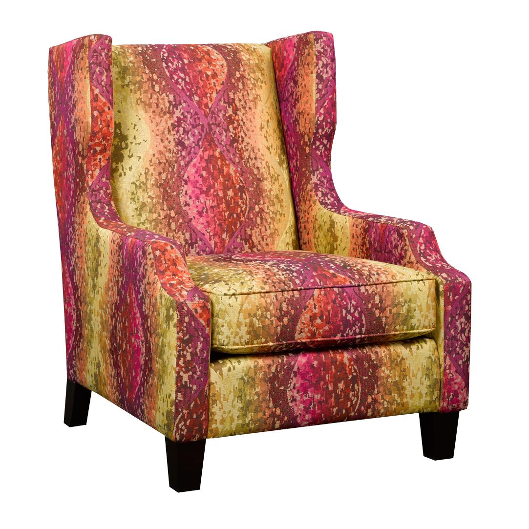 Brentwood Classics Marni Stationary Fabric Accent Chair Marni 223-20 Accent Chair - Neytiri Poppy - Image 1