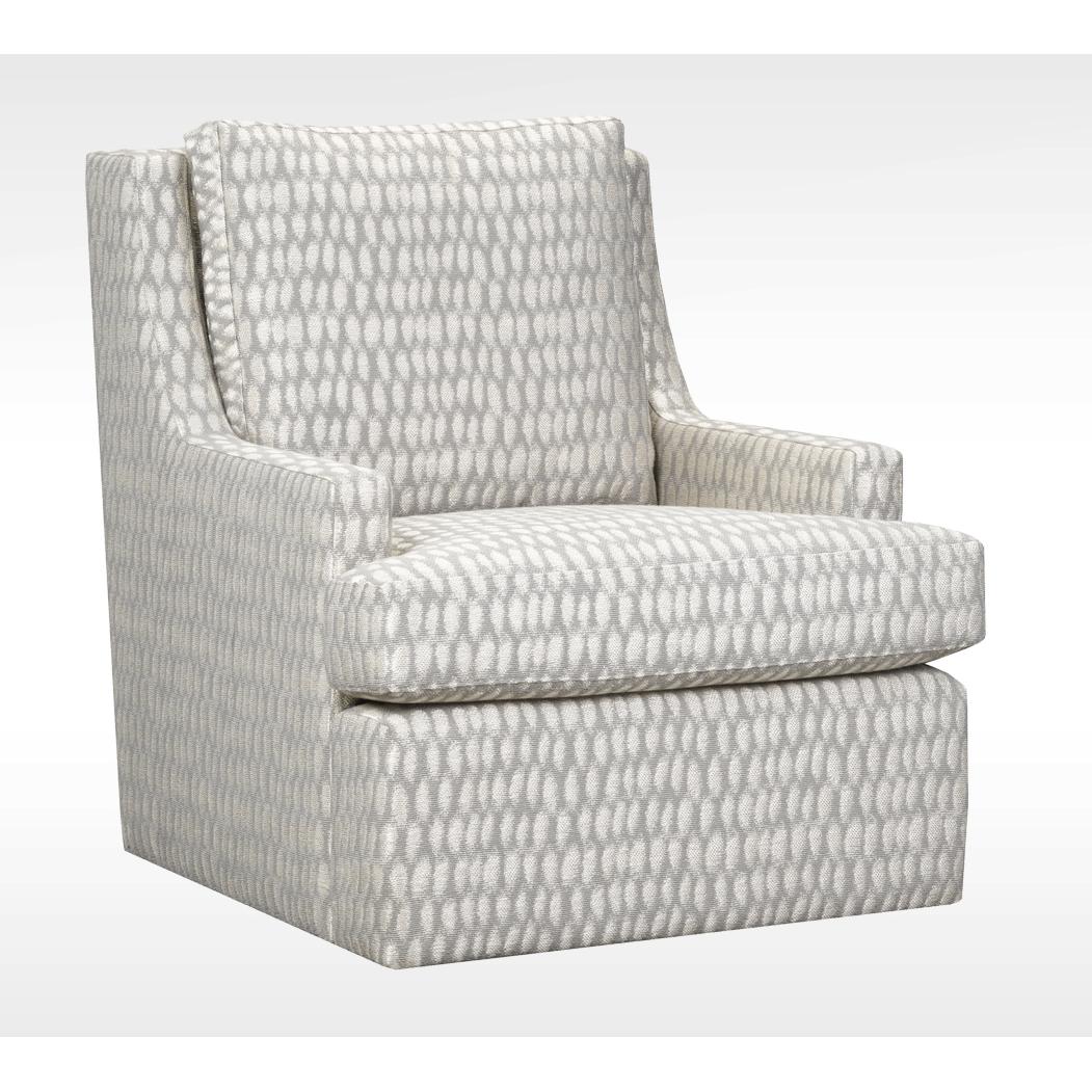 Brentwood Classics Viola Swivel Fabric Accent Chair Viola 267-24 Accent Chair - Wilda Mica - Image 1