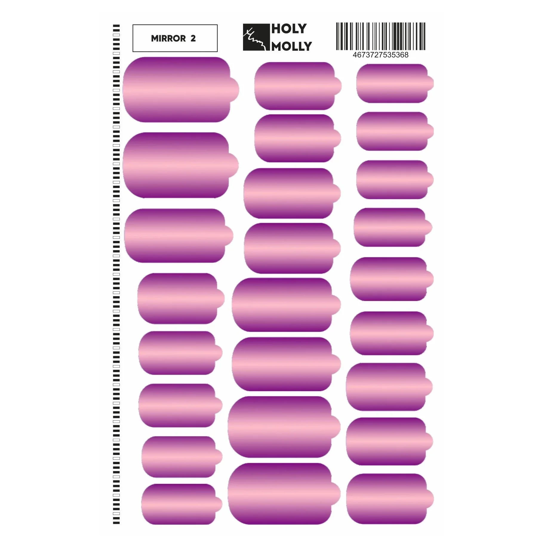 MANICURE FILM MIRROR  #2- HOLY MOLLY
