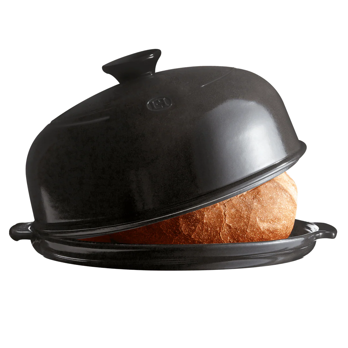 Ceramic Bread Cloche,  Fusain - Image 2