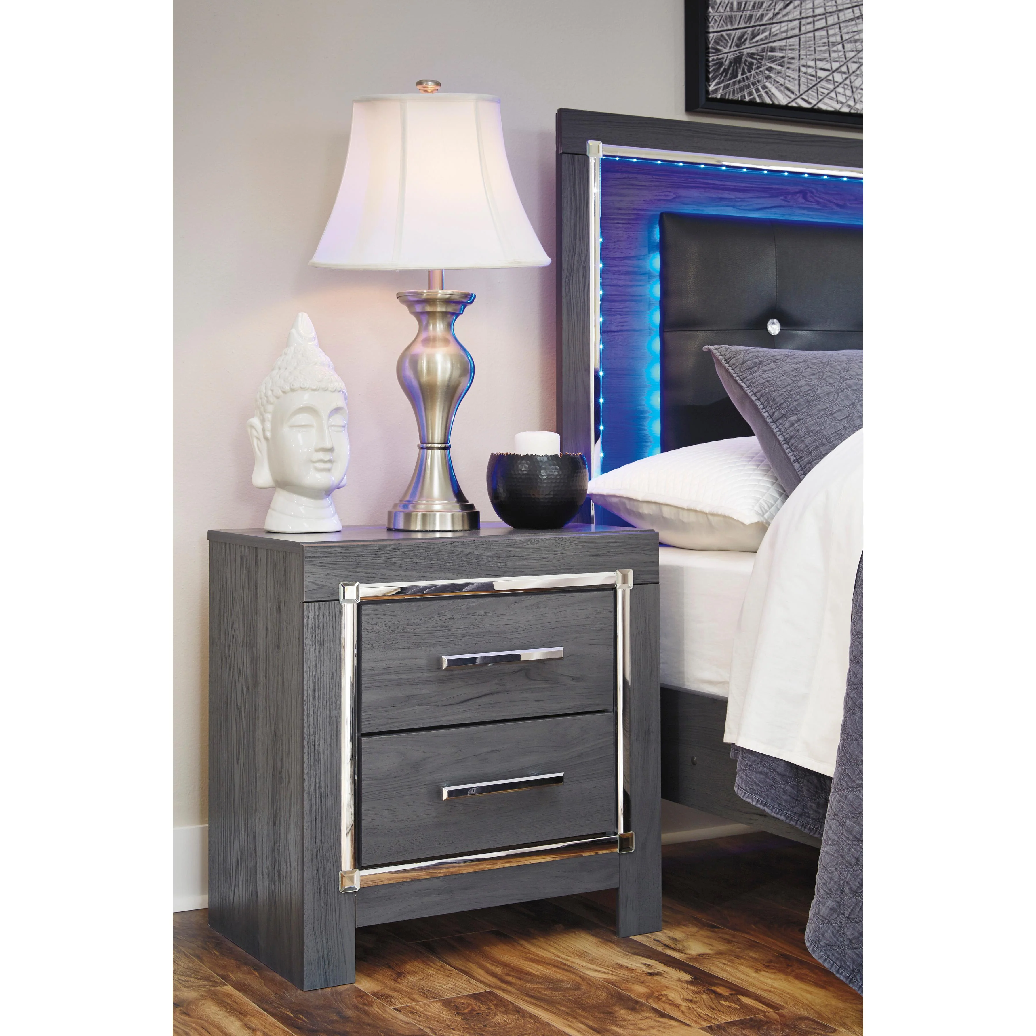 Signature Design by Ashley Lodanna 2-Drawer Nightstand B214-92 - Image 2
