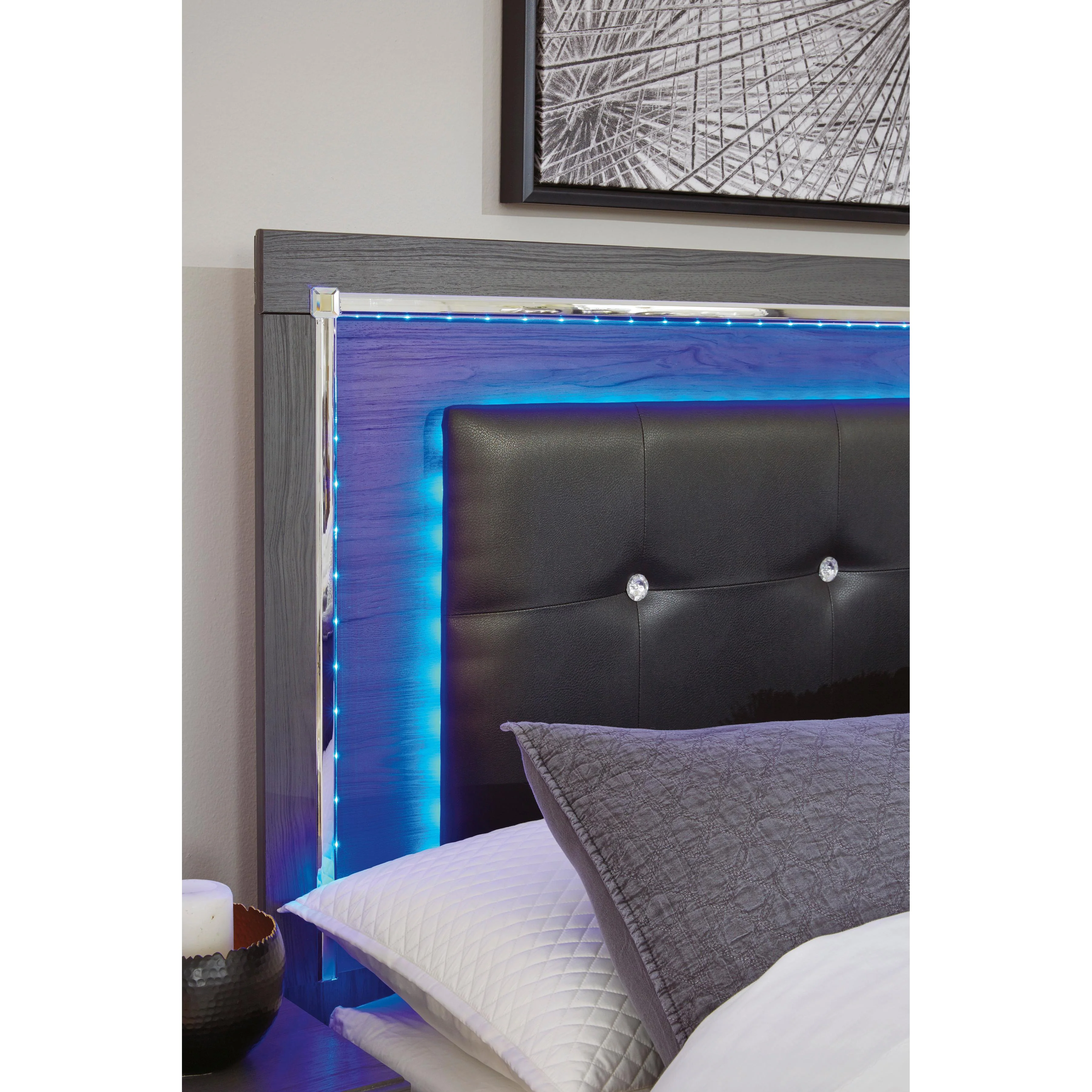 Signature Design by Ashley Lodanna Queen Panel Bed with Storage B214-57/B214-54S/B214-96 - Image 3