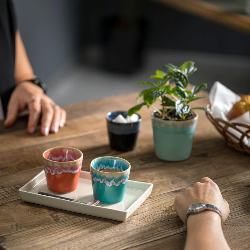 Espresso Cup, Turquoise - Image 2