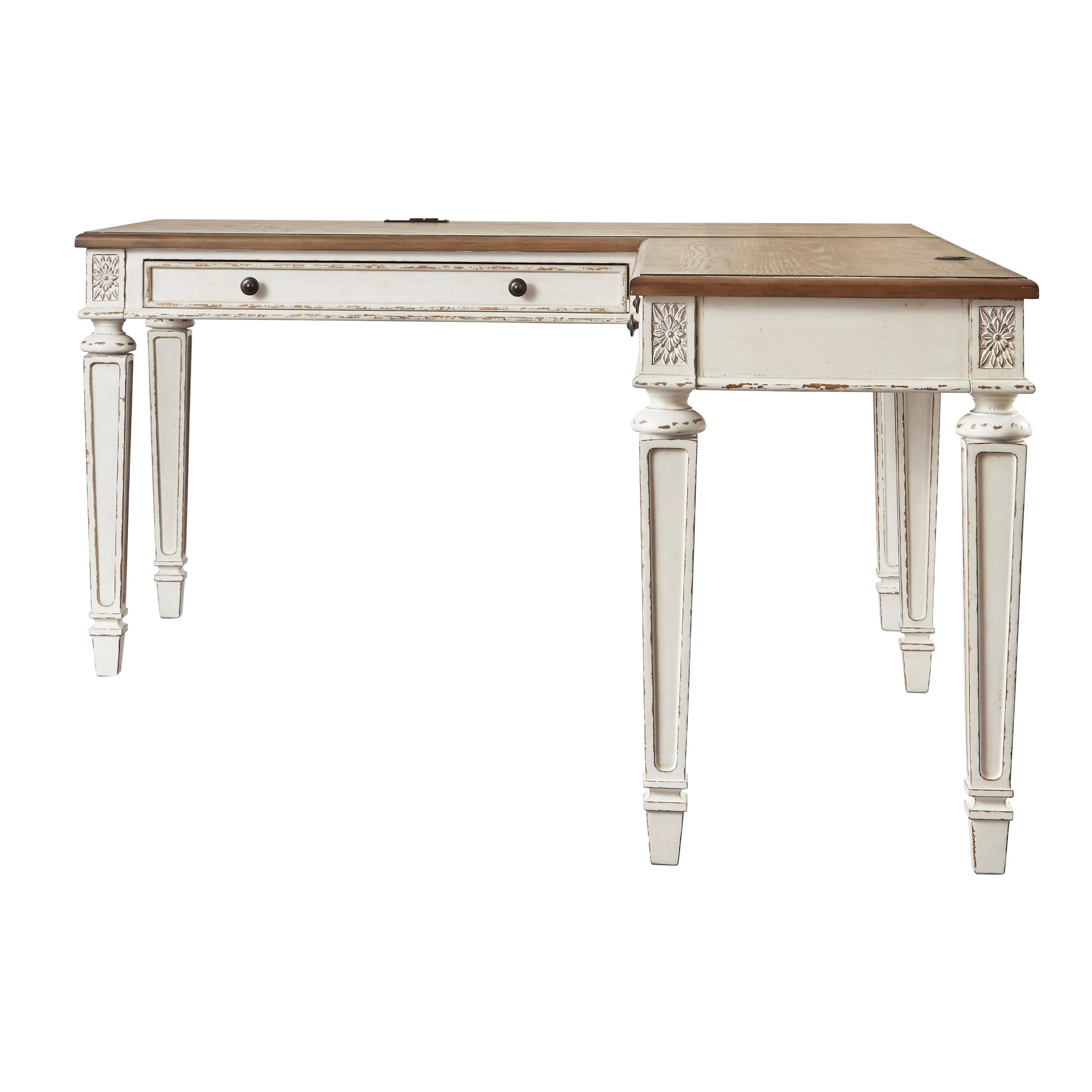 Signature Design by Ashley Realyn H743H1 2 pc Home Office Desk - Image 2