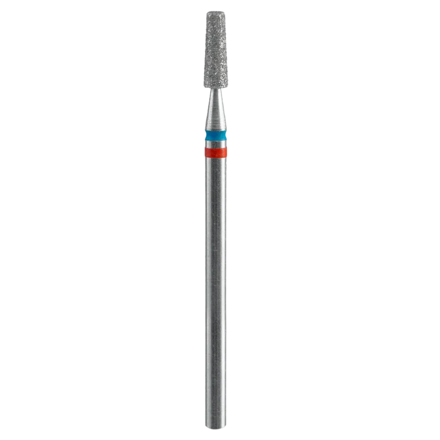 STALEKS Diamond Nail Drill Bit DUO Frustum FA70RB025/8, Red-Blue, 2.5/8mm